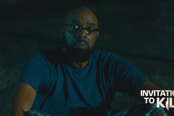 Kalu Ikeagwu on the set of Invitation to Kill.