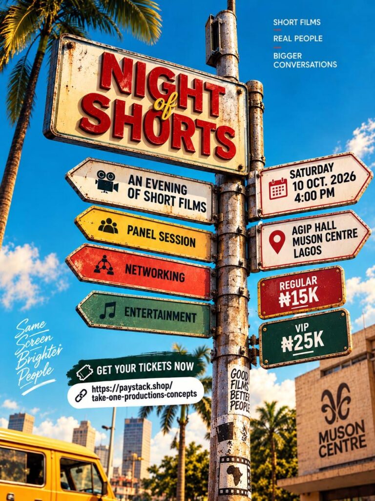 Night of Shorts 5.0 event poster for October 10, 2026