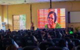 Students attending Ntetee Foundation’s Dazzling Mirage screening at the University of Ibadan. Caption: Attendees at Ntetee Foundation’s screening of Dazzling Mirage at the University of Ibadan on 30 September 2026.
