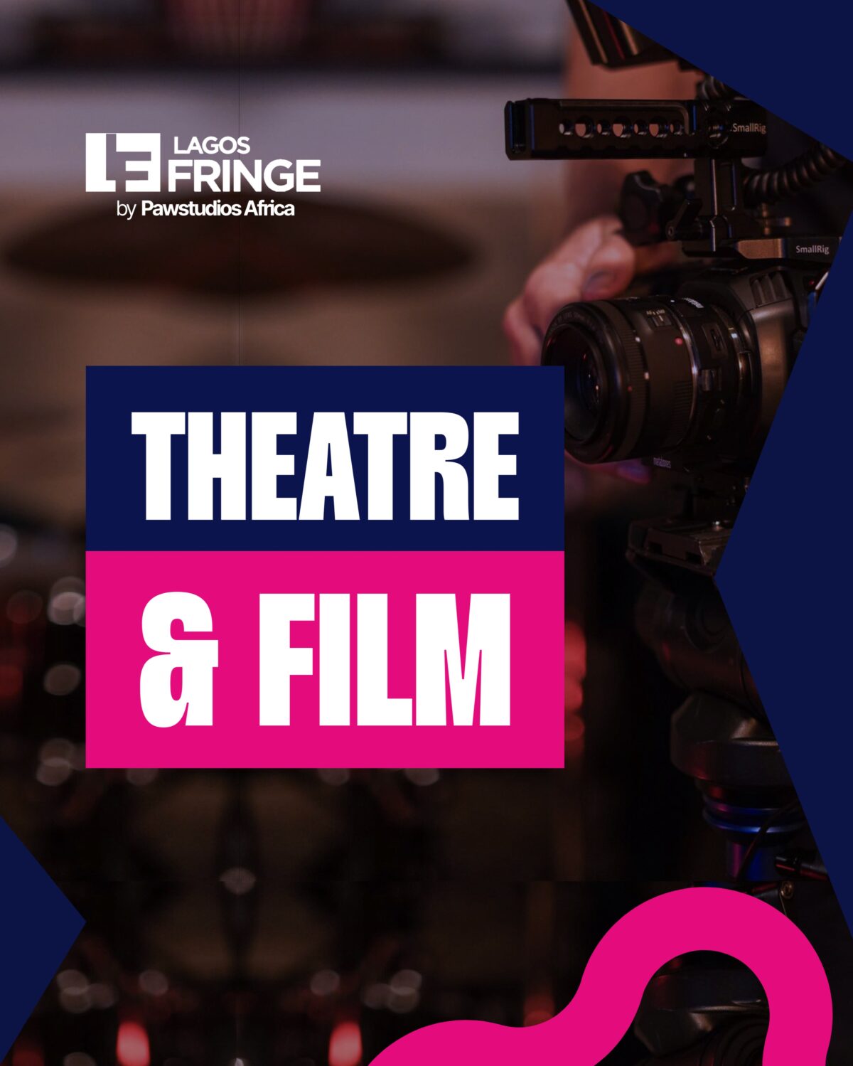 Lagos Fringe Festival 2026 poster announcing the ninth edition, themed Let’s Play.